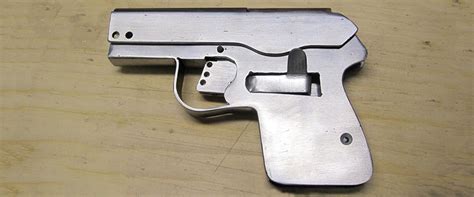 sheet metal gun|diy 25 semi auto pistol.